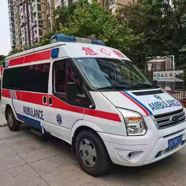 杭锦长途救护车护送病人返乡